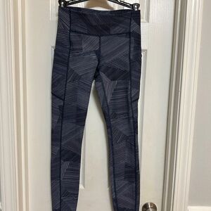lululemon athletica navy Geometric Print Leggings